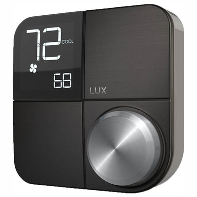 Kono Smart Wi-Fi Thermostat with Interchangeable Black Stainless Steel Faceplate - Super Arbor