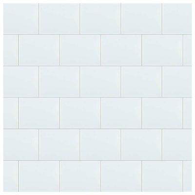 Merola Tile Park Retro White Ice 6 in. x 8 in. Ceramic Subway Wall Tile (9 sq. ft. / case) - Super Arbor