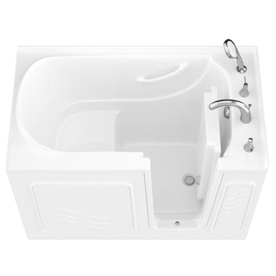 HD Series 30 in. x 53 in. Right Drain Quick Fill Walk-In Soaking Bathtub in White - Super Arbor