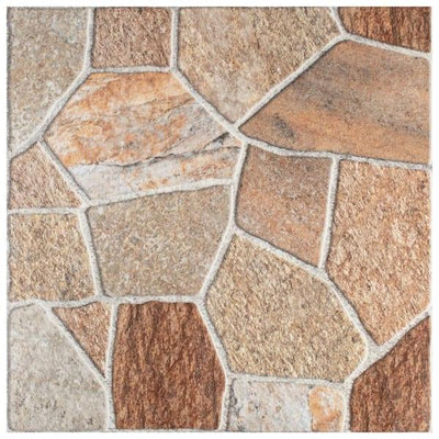 Merola Tile Leticia Beige 17-3/4 in. x 17-3/4 in. Ceramic Floor and Wall Tile (22.5 sq. ft./Case)