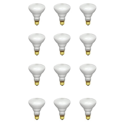 Feit Electric 65-Watt Soft White Dimmable Incandescent BR30 Flood Light Bulb Maintenance Pack (12-Pack) - Super Arbor