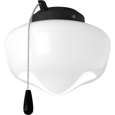 Fan Light Kits Collection 1-Light Forged Black Ceiling Fan Light Kit - Super Arbor