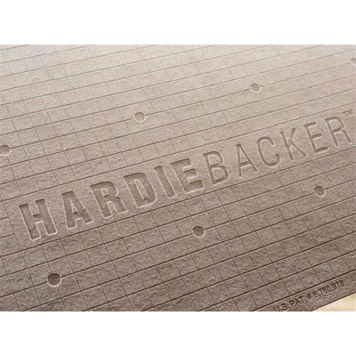 HardieBacker 3 ft. x 5 ft. x 1/4 in. Cement Backerboard - Super Arbor