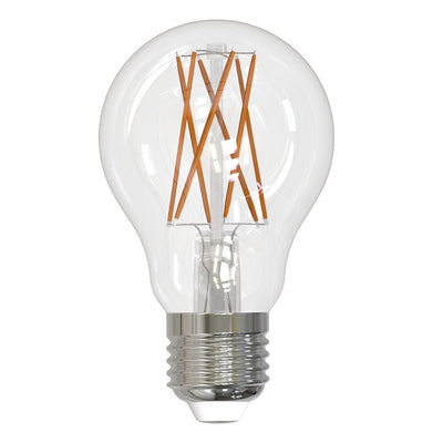 Bulbrite 75-Watt Equivalent A19 Clear Dimmable Edison LED Light Bulb Warm White (2-Pack) - Super Arbor