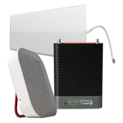 Installed Home Complete Cellular Phone Signal Booster, White - Super Arbor