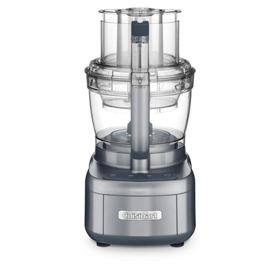 Elemental 13-Cup 3-Speed Gray Food Processor and Dicing Kit - Super Arbor