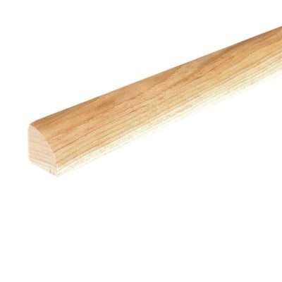 Solid Hardwood Unfinished 0.75 in. T x 0.75 in. W x 94 in. L Quarter Round Molding - Super Arbor