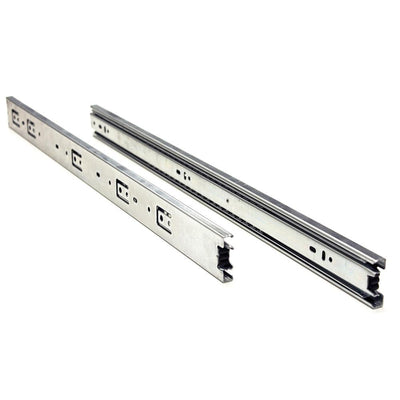 24 in. Full Extension Side Mount Ball Bearing Drawer Slide with Installation Screws (10-Pair) - Super Arbor