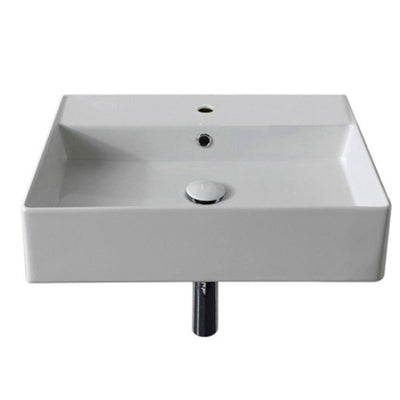 Nameeks Teorema Wall Mounted Bathroom Sink in White - Super Arbor