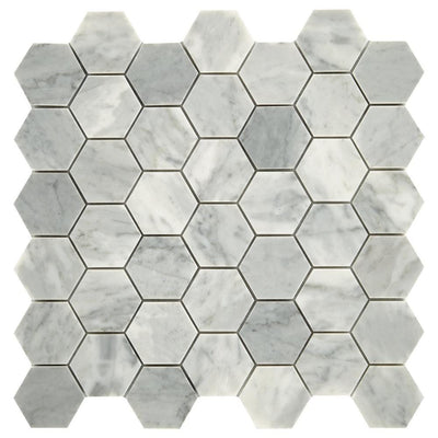 Daltile Restore Mist Honed 12 in. x 12 in. x 8mm Marble Mosaic Floor and Wall Tile (0.97 sq. ft./ piece) - Super Arbor