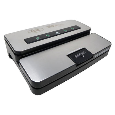 Stainless Steel Vacuum Sealer with Bag Cutter and Holder - Super Arbor