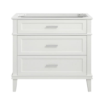 Woodfall 35.20 in. W x 21.60 in. D Vanity Cabinet Only in White - Super Arbor
