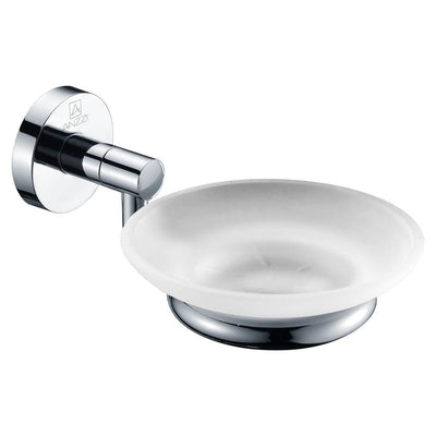 Caster Series Soap Dish in Polished Chrome - Super Arbor
