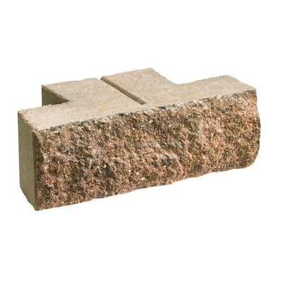 Oldcastle Tango 4 in. x 12 in. x 6 in. Brown/Buff Concrete Garden Wall Block (144 Pieces / 48 Face ft. / Pallet) - Super Arbor
