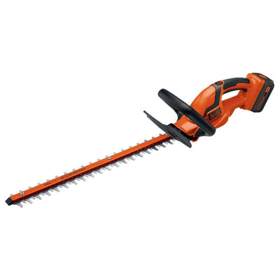 BLACK+DECKER 24 in. 40V MAX Lithium-Ion Cordless Hedge Trimmer with (1) 1.5Ah Battery and Charger Included - Super Arbor