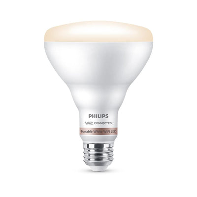 Philips Tunable White BR30 LED 65-Watt Equivalent Dimmable Smart Wi-Fi Wiz Connected Wireless Light Bulb - Super Arbor