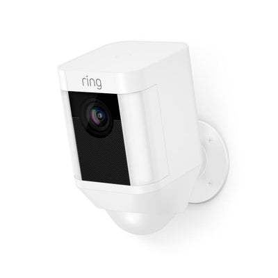 Spotlight Cam Battery Outdoor Rectangle Security Wireless Standard Surveillance Camera in White - Super Arbor