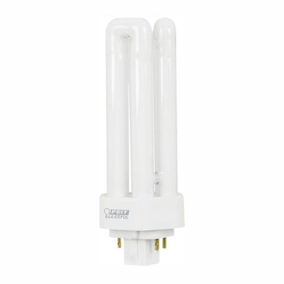 26W Equiv PL CFLNI Triple Tube 4-Pin Plug-in GX24Q-3 Base Compact Fluorescent CFL Light Bulb Bright White 3500K(50-Pack) - Super Arbor
