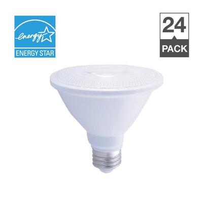 Simply Conserve 75-Watt Equivalent Par30 Dimmable Short Neck ENERGY STAR LED-Light Bulb Soft White (24-Pack) - Super Arbor