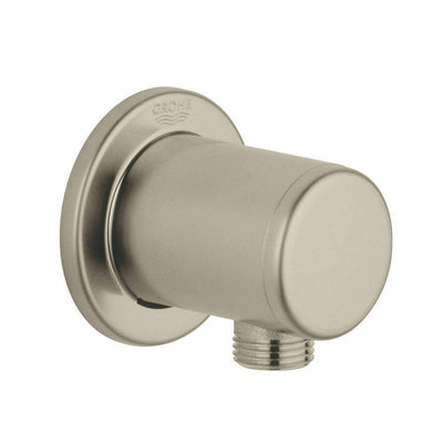 Shower Outlet Wall Union in Brushed Nickel Infinity Finish - Super Arbor