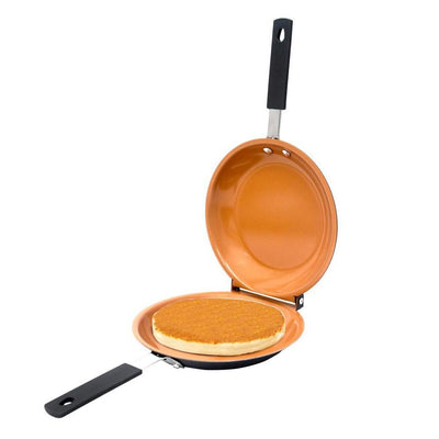 7 In. Non-Stick Ti-Ceramic Pancake Bonanza, The Easy Double Flip Pan - Super Arbor