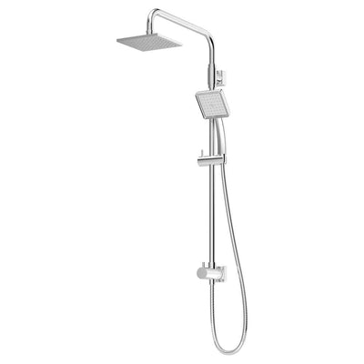Duro 1-Spray Handheld Showerhead and Fixed Showerhead Combo in Polished Chrome (Valve Not Included) - Super Arbor