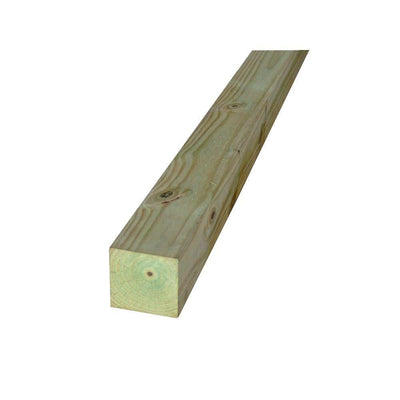 4 in. x 4 in. x 6 ft. #2 Pine Pressure-Treated Lumber - Super Arbor