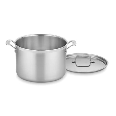 MultiClad Pro 12 qt. Stainless Steel Stock Pot with Lid - Super Arbor