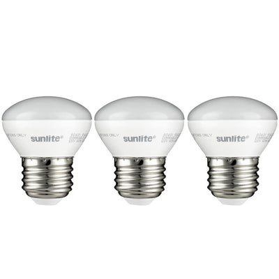 Sunlite 25-Watt Equivalent R14 Mini Reflector Dimmable LED Flood Light Bulb, Warm White 2700K (3-Pack) - Super Arbor
