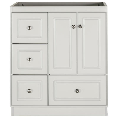 Ultraline 30 in. W x 21 in. D x 34.5 in. H Bath Vanity Cabinet Only with Left Drawers in Dewy Morning - Super Arbor