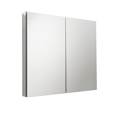 39.50 in. W x 36 in. H x 5 in. D Frameless Recessed or Surface-Mount Bathroom Medicine Cabinet - Super Arbor