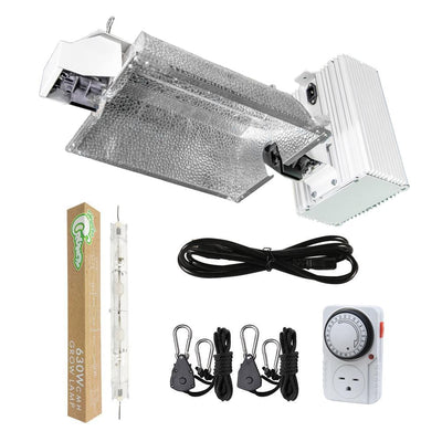 630-Watt CMH Double Ended DE Ceramic Metal Halide Enclosed Style Complete Grow Light System with Lamp - Super Arbor