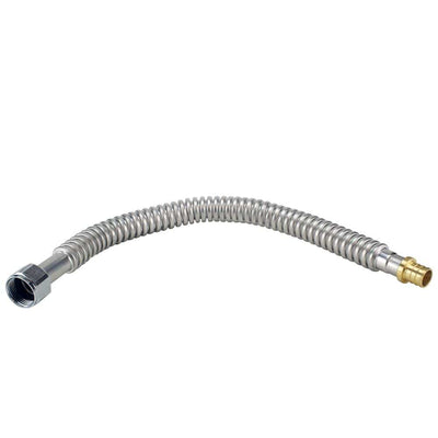 3/4 in. Stainless Steel PEX Barb x 3/4 in. Female Pipe Thread x 18 in. Water Heater Connector - Super Arbor