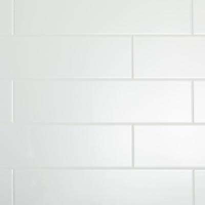 Daltile 
    Restore Bright White 4 in. x 16 in. Ceramic Wall Tile (13.20 sq. ft. / Case) - Super Arbor