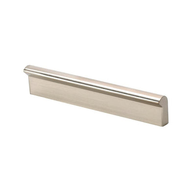 Contemporary Collection 2.5 in. Center-to-Center Brushed Nickel Cabinet Pull - Super Arbor