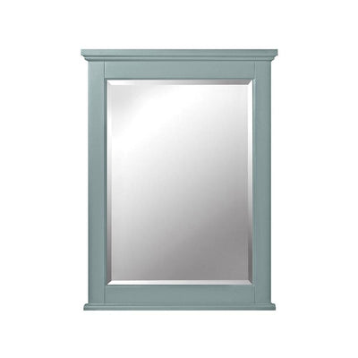24 in. W x 32 in. H Framed Rectangular  Bathroom Vanity Mirror in seaglass - Super Arbor