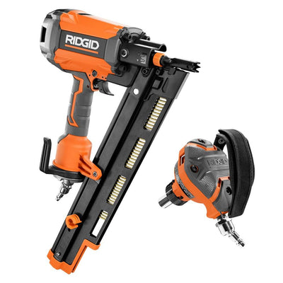 21-Degree 3-1/2 in. Round-Head Framing Nailer and 3-1/2 in. Full-Size Palm Nailer - Super Arbor
