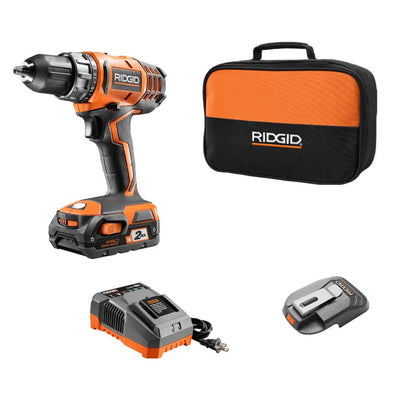 18-Volt Cordless 2-Speed 1/2 in. Compact Drill/Driver Kit and Portable Power Source - Super Arbor