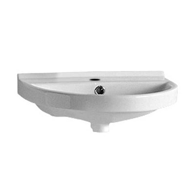 Whitehaus Collection Isabella Collection Wall-Mounted Bathroom Sink in White - Super Arbor