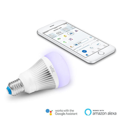 60W Equivalent A19 Colors and Tunable White Wi-Fi Connected Smart LED Light Bulb - Super Arbor