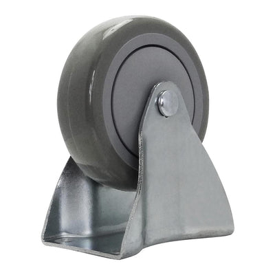 4 in. Polyurethane Fixed Caster with 375 lbs. Load Rating - Super Arbor