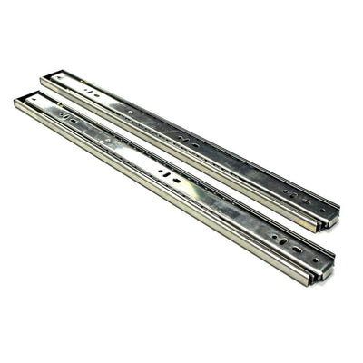 20 in. Push to Open Full Extension Side Mount Ball Bearing Drawer Slide with Installation Screws (10-Pair) - Super Arbor