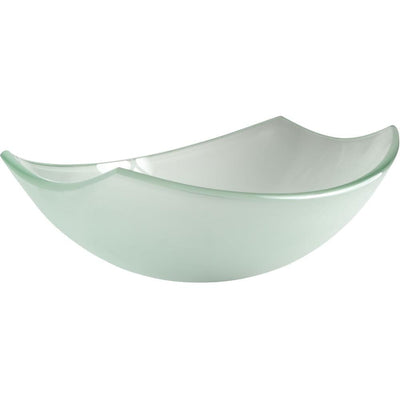 Pendant Series Deco-Glass Vessel Sink in Lustrous Frosted - Super Arbor