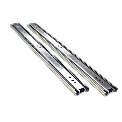 22 in. Full Extension Side Mount Ball Bearing Drawer Slide with Installation Screws (10-Pair) - Super Arbor
