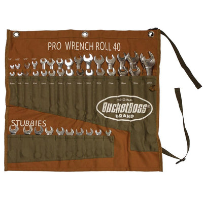 Pro 14 in. 40-Pocket Wrench Roll - Super Arbor
