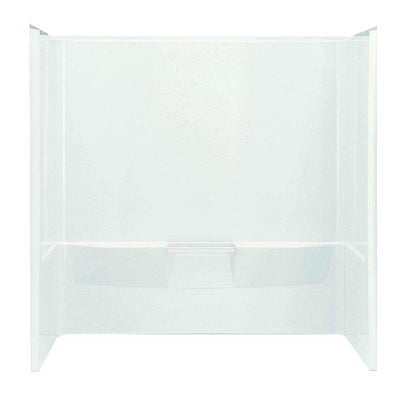 Performa 60 in. x 30 in. x 60-1/4 in. 3-Piece Tub and Shower Wall Set in White - Super Arbor