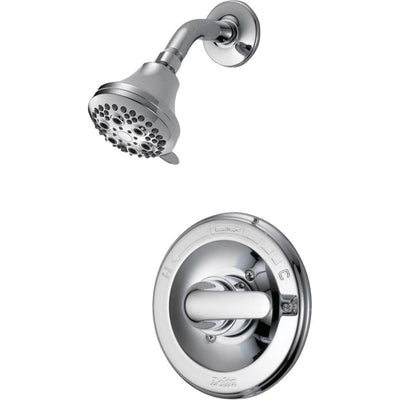 Classic Single-Handle 5-Spray Shower Faucet in Chrome (Valve Included) - Super Arbor