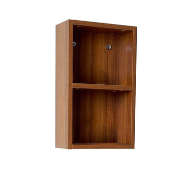 12 in. W Linen Storage Cabinet in Teak - Super Arbor