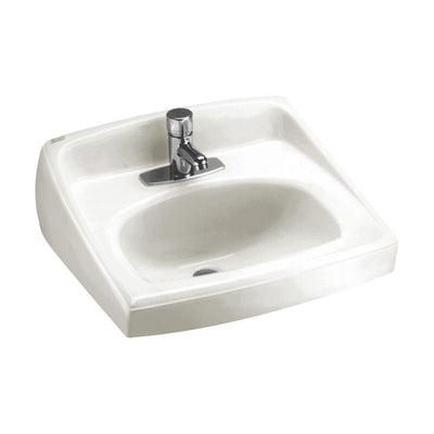 American Standard Lucerne Wall-Mount Bathroom Vessel Sink in White - Super Arbor