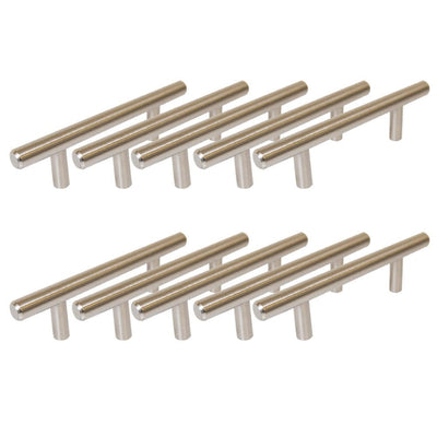 Truss 7 in. Center-to-Center Stainless Steel Cabinet Hardware Pull Value Pack (10 per Pack) - Super Arbor